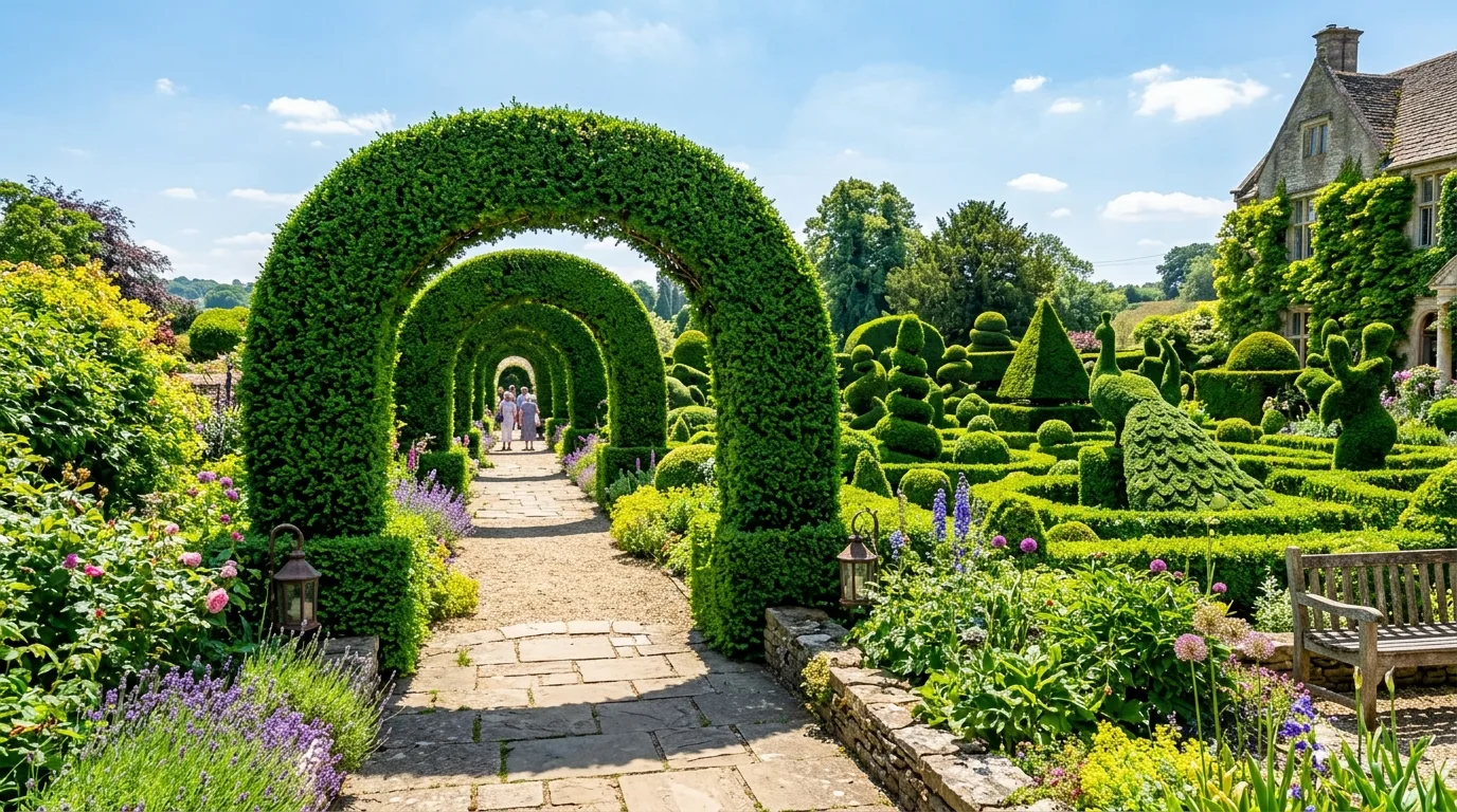 Boxwood With Gravel Contrast